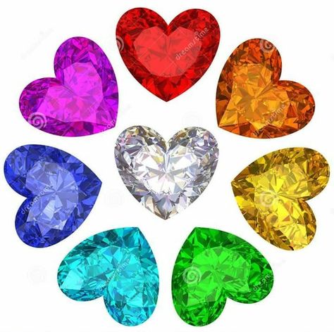 Colors of the Rainbow Happy Colours, Hearts And Stars, Love Heart Images, Heart Prints, Rainbow Connection, The Colors Of The Rainbow, Rainbow Bright, I Love Heart, Heart Images