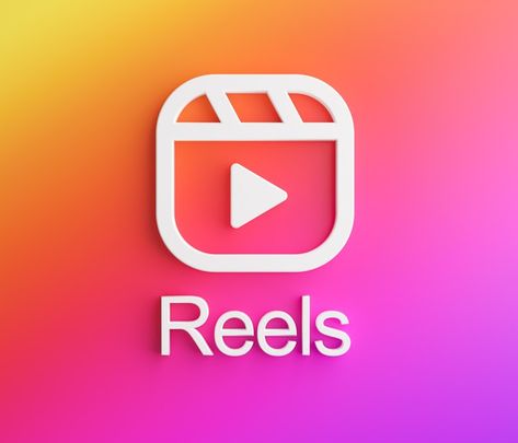 Reels instagram logo. new feature social... | Premium Photo #Freepik #photo #technology #button #marketing #web Photo Reels Instagram, Photo Reels, Reels Instagram, Logo New, Instagram Logo, 3d Rendering, Premium Photo, Social Media, Media