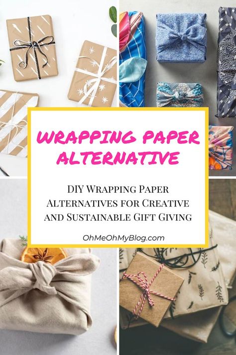 Go green this holiday season with our DIY wrapping paper alternatives. Learn how to use sustainable materials for beautifully wrapped gifts that are both eco-friendly and stylish. 🎁♻️ Wrapping Paper Alternatives, Sustainable Wrapping Paper, Diy Fabric Wrapping Paper, Cute Wrapping Ideas Birthday, Homemade Wrapping Paper, Reusable Wrapping Paper, Sustainable Wrapping, Fabric Wrapping Paper, Sustainable Gift Wrap