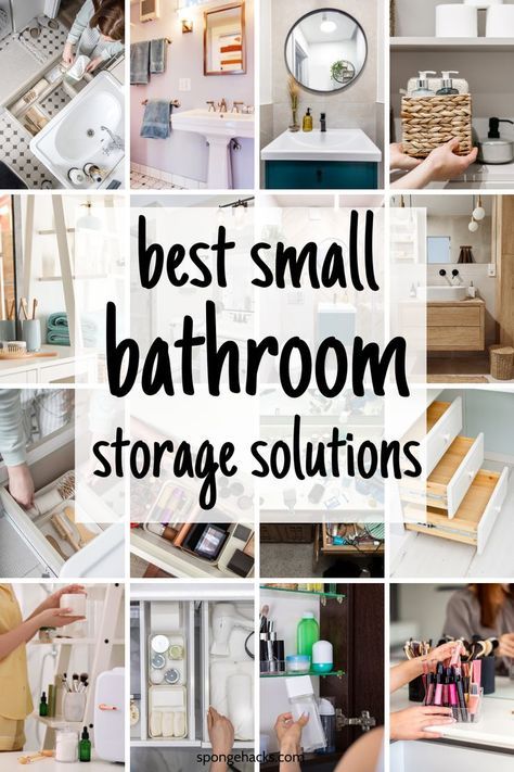 Struggling with a cluttered makeup collection in your small bathroom? Check out these 11 amazing small bathroom storage solutions that will make organizing and beautifying your bathroom organization super easy! From clever organizers to chic shelves, you'll find something here that will help you slay your bathroom game. Click to learn more! Bathroom Pantry Organization Ideas, Vertical Bathroom Storage, Jack And Jill Bathroom Organization, Store Mouthwash On Counter, Organize Bathroom Ideas, Bathroom Organizers Ideas, Bathroom Sink Without Cabinet Storage Ideas, Bathroom Storage No Drawers, Restroom Organization Ideas Counter Tops