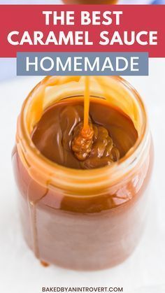 Easy Homemade Caramel Sauce, Homemade Caramel Recipes, Easy Homemade Caramel, Caramel Sauce Recipe, Sweet Sauces, Caramel Recipes Sauce, Homemade Caramel Sauce, Salted Caramel Sauce, Caramel Recipes