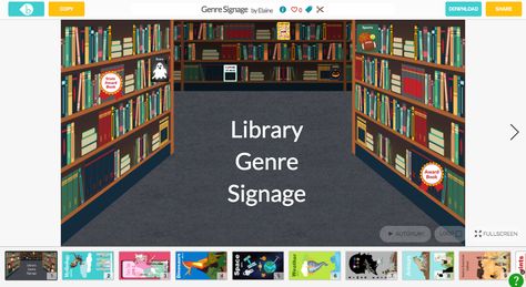 School Library Signage, Library Branding, Traditional Literature, Just Right Books, Library Signage, Genre Posters, School Library Displays, Library Labels, School Libraries