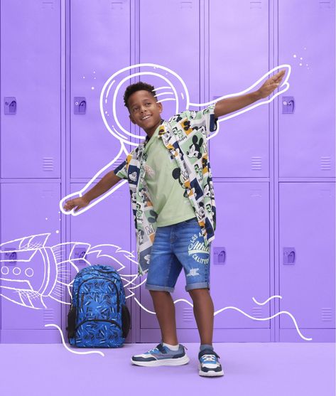 MAX Fashion "Back to school" Campaign 22 :: Behance Back To School Creative Ads, Back To School Advertising, Back To School Campaign, Photo Campaign, School Campaign, School Advertising, Kids Milestones, Cool Kids Club, Photo Editor App