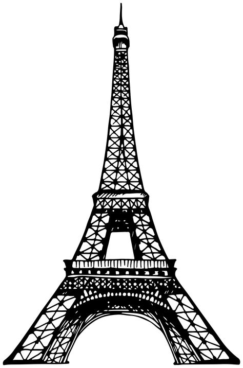 Eiffel tower drawing