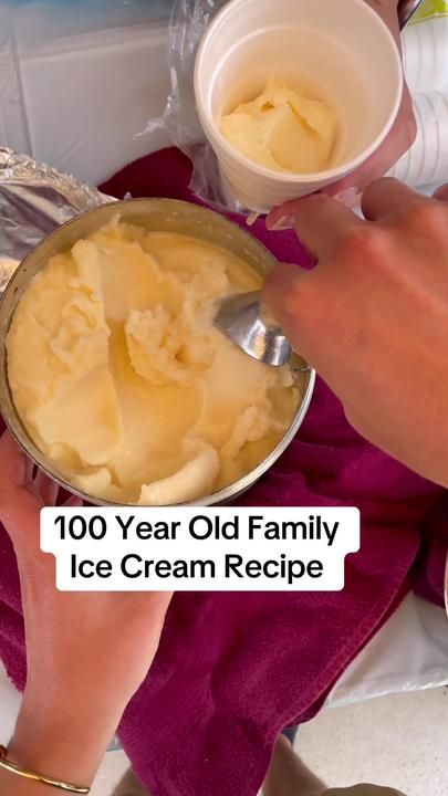 Dylan Lemay on TikTok Custard Ice Cream Recipe, Healthy Homemade Ice Cream, Custard Ice Cream, Rhubarb And Custard, Homemade Ice Cream Recipes, Easy Baking Recipes Desserts, Ice Cream Recipe, Sweet Snacks Recipes, Delicious Snacks Recipes