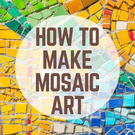 How To Break Tiles For Mosaic, Tools For Mosaic Art, Nature Mosaic Art, Mosaic Outdoor Wall, Mosiac Art Pattern Free Printable, Outdoor Wall Mosaic Ideas, How To Make Mosaic Art Projects, Mosaic Craft Ideas, Beginner Mosaic Projects