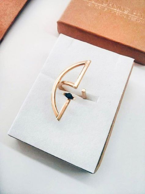 Calligraphy Jewelry, Geometric Rings, Contemporary Rings, Mixed Metal Rings, Silver Wedding Ring, Contemporary Earrings, Contemporary Ring, Men Stylish Dress, Geometric Ring