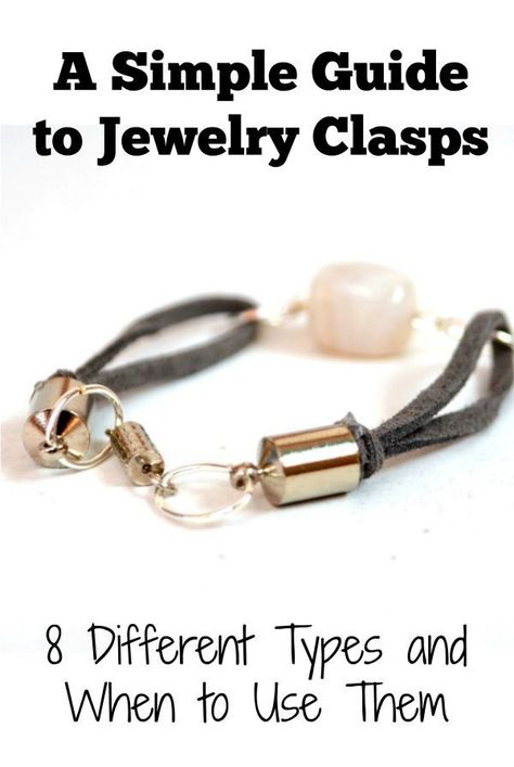 clasps Diy Jewelry Tutorials, Jewelry Clasps, Jewelry Techniques, Homemade Jewelry, Jewelry Making Tutorials, Jewelry Tools, Diy Schmuck, Bijoux Diy, Precious Jewelry