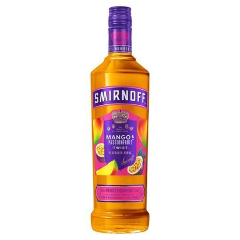 Smirnoff Flavors, Smirnoff Raspberry, Mango And Passionfruit, Flavoured Vodka, Mango Passionfruit, Pretty Alcoholic Drinks, Smirnoff Vodka, Vodka Brands, Slice Of Lime