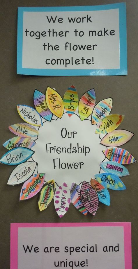 Friendship Activities Preschool, Preschool Friendship, Friendship Week, Friendship Flower, Week Of The Young Child, Uppfostra Barn, Friendship Crafts, Friendship Theme, Friendship Flowers