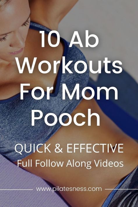 Mom Pouch Workout, Mom Abs, Mom Pouch, Most Effective Ab Workouts, Mom Pooch, Workouts Pilates, Weight Training Women, Belly Pooch Workout, Pooch Workout