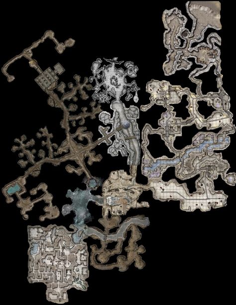 Mine Dungeon Map, Dnd Mountain City Map, Dnd Mines Map, Mine Dnd Map, Mine Map Dnd, Mine Battlemap, Dungeons And Dragons Maps, Mine Map, Dungeon Art