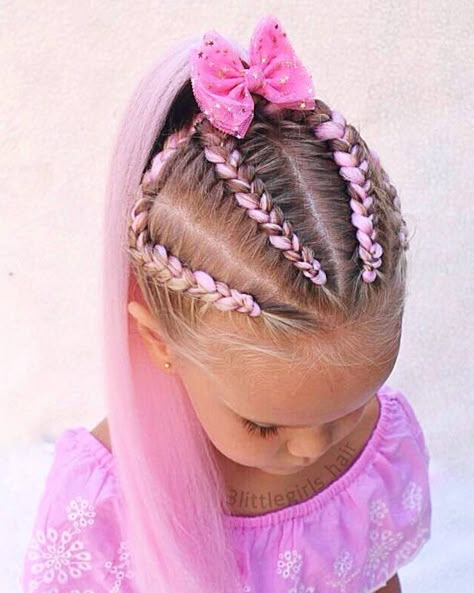 Truss Hair, Girl Hair Dos, Braided Hairdo, Big Box Braids Hairstyles, Toddler Hairstyles Girl, Braids With Extensions, Girls Braids, Braids For Kids, Kids Braided Hairstyles