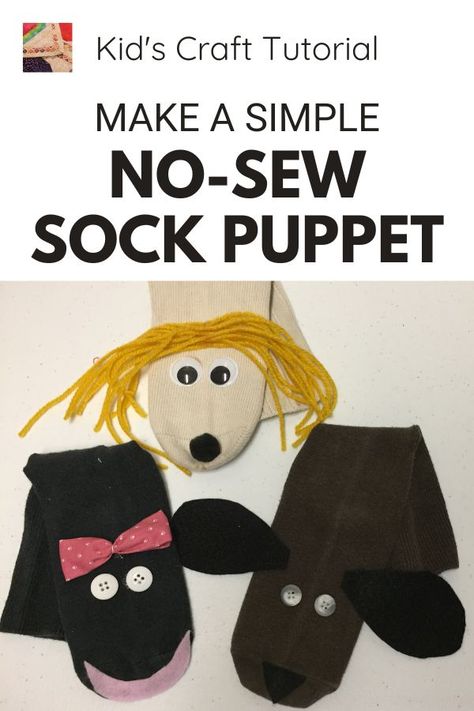 Diy Sock Puppets, Middle School Crafts, School Craft Projects, How To Make Socks, Puppet Tutorial, Kids Craft Projects, Sock Puppet, Glove Puppets, Mismatched Socks