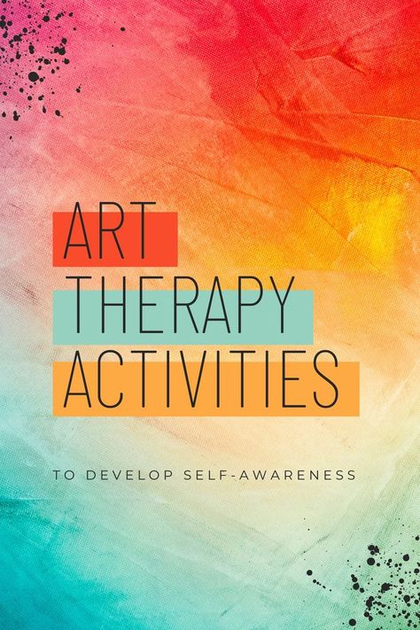 Fantastic activities for self-guided art therapy sessions to increase your self-awareness Art Therapy Directives, Art Therapy Ideas, Creative Arts Therapy, Recreation Therapy, Art Therapy Projects, Therapeutic Art, Art Therapy Activities, Art Journal Therapy, Group Therapy