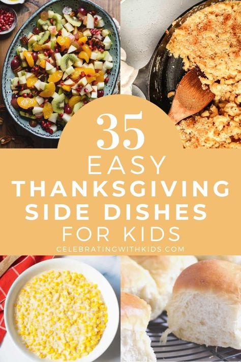 35 easy thanksgiving side dishes for kids Toddler Friendly Thanksgiving Sides, Vegetable Dishes For Picky Eaters, Kid Approved Thanksgiving Sides, Thanksgiving Sides For Picky Eaters, Kid Friendly Thanksgiving Sides, Toddler Thanksgiving Food, Vegetable Sides For Kids, Thanksgiving Sides For Kids, Healthy Easy Side Dishes