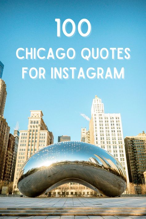 Discover the heart and soul of the Windy City through our latest article featuring a collection of Chicago quotes. Perfect for bringing your Instagram captions to life or simply to capture the essence of this incredible city. Dive in and let the spirit of Chicago inspire your next Instagram post! Insta Captions For Chicago, Chicago Ig Captions, Chicago Captions Instagram, Big City Quotes, City Instagram Captions, City Captions Instagram, Chicago Fireworks, Willis Tower Skydeck, Chicago Quotes