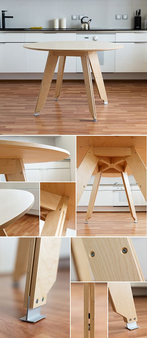 Patas con angulo de aluminio Meja Sofa, Table Detail, Cnc Furniture Plans, Cnc Table, Plywood Design, Plywood Projects, Plywood Table, Kursi Bar, Cnc Furniture