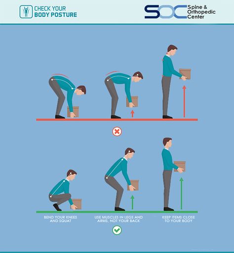 Proper Body Mechanics, Better Posture Exercises, Health And Safety Poster, Body Mechanics, Step Workout, Spine Health, Medical Careers, Proper Posture, Body Posture