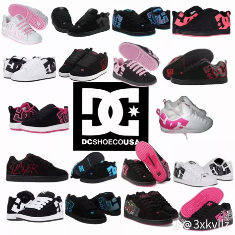 Dcs Outfits, Dc Shoes Aesthetic, Dc Outfits, Dc Sneakers, Filmy Vintage, Trashy Outfits, Pretty Sneakers, Fashion Rules, Pretty Shoes Sneakers