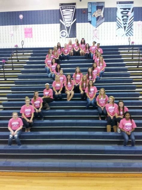 Pink Out Night Volleyball, Cheer Pink Out Ideas, Volleyball Pink Out Ideas, Pink Out Volleyball Game, Dig Pink Volleyball, Dig Pink Volleyball Ideas, Pink Out Volleyball, Volleyball Fundraiser, Volleyball Locker Decorations