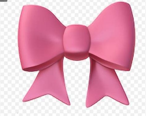 Iphone Bow Emoji, Pink Bow Emoji, Festa Cocomelon, Rose Emoji, Bow Printable, Green Emoji, Bow Emoji, Bow Wallpaper Iphone, Pink Bow Png