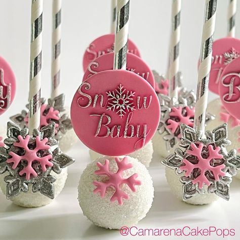 Pink Winter Wonderland Treats, Pink Christmas Treats, Snowflake Baby Shower Ideas For A Girl, Winter Wonderland Baby Shower Ideas Girl, Winter Baby Shower Ideas For A Girl, Snowflake Baby Shower Cake, Pink Winter Wonderland Baby Shower Ideas, Winter Wonderland Treats, Snowflake Baby Shower Ideas