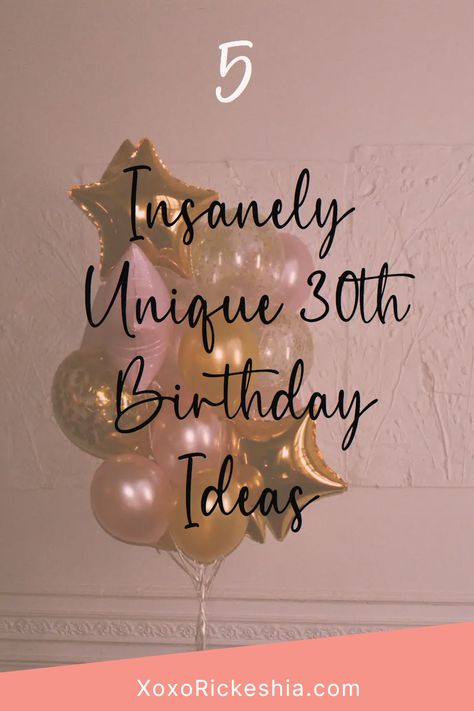 Embrace the big 3-0 in style! Say a grand farewell to your 20s and dive into the next exciting chapter with these 5 unique 30th birthday celebration ideas. These aren't your average party plans - they're designed to kickstart your 30s with a bang! Whether you're looking for a quiet gathering or a solo adventure. Keep Reading For These Insanely Unique Ideas. 30th Bday Outfit Ideas, 30th Birthday Must Haves, 30 Year Birthday Party Ideas For Her, Party Themes For 30th Birthday, Ideas 30th Birthday For Women, 30th Birthday Plans, Party Ideas For 30th Birthday For Women, Intimate 30th Birthday Ideas, 30th Birthday Ideas For Sister