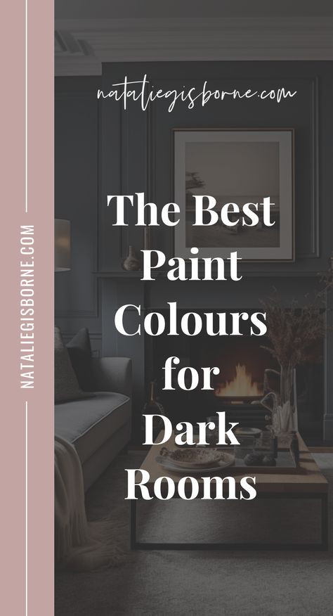 Paint Colours For Dark Rooms: The Ultimate Guide to Choosing Paint Colours for Your Hallway, Living Room, Bedroom, and Kitchen Best paint color to brighten a dark room Paint Room All One Color, Interior Dark Colors, Lounge Wall Colours Paint, Snug Room Paint Ideas, Painting A Room All The Same Color, Dark Low Ceiling Living Room, Paint Colors 2024 Living Room, Best Paint Color To Brighten A Dark Room, Best Paint Colors For Dark Hallways