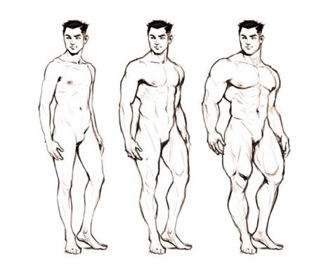 Male Body Reference Himbo, Masculine Body Tutorial, Himbo Reference Drawing, Himbo References, Masculine Body Reference, Masculine Body Drawing, Masculine Hairstyles, Muscle Study, Posing Reference