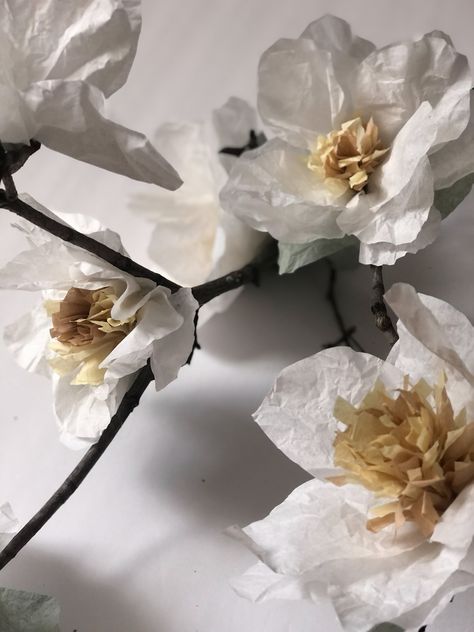 How to Make Coffee Filters Magnolia Flower Leaf Roses, Coffee Filter Flowers Diy, Rope Wreath, Pumpkin Diy, Enchanted Book, Coffee Filter Crafts, Coffee Filter Flowers, Bow Diy, Decorating Crafts