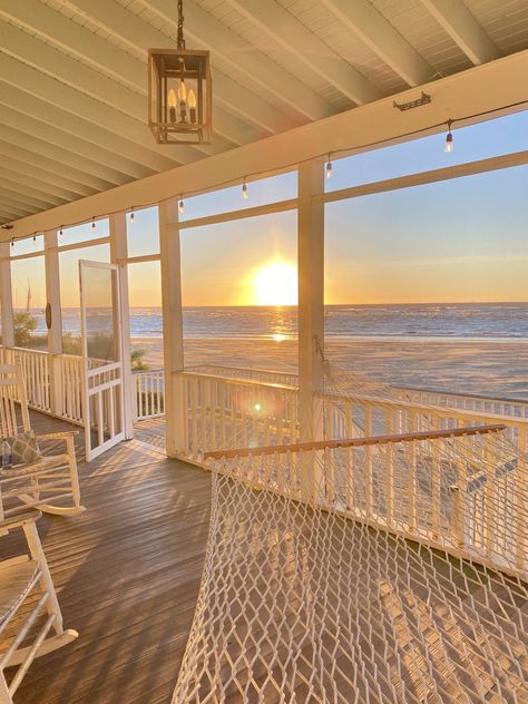 Beach View From House, Ocean Home Exterior, Ocean Granddaughter Aesthetic, Beach House South Carolina, Charleston Summer Aesthetic, House On The Beach Aesthetic, Ocean House Aesthetic, Coastal House Aesthetic, House By Beach