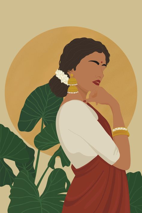 Add this ethnic piece in your home decor. Visit the link to my etsy shop to shop the collection Krishna Illustration Art Wallpaper, Indian Pop Art Illustrations, Indian Women Illustration, Indian Illustration Culture, Indian Illustration Art, Indian Woman Illustration, Poster Wall Ideas Aesthetic, Indian Collage, Indian Woman Art