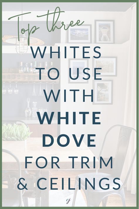 White Dove Vs Decorators White, White Paint Color For Bathroom Walls, Paint Colors That Go With Benjamin Moore White Dove, Pure White Paint Colors For Walls, Accent Colors For White Dove, What Trim Color Goes With White Dove, White Paints Colors For Walls, White Dove Colour Palette, White Dove Benjamin Moore Trim