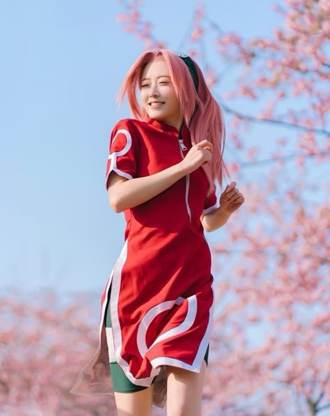 Shinobi Sisters, Boruto Cosplay, Cosplay Sakura, Sakura Haruno Cosplay, Haikyuu Cosplay, Best Cosplay Ever, Sasuke Shippuden, Sakura Cosplay, Sakura Manga