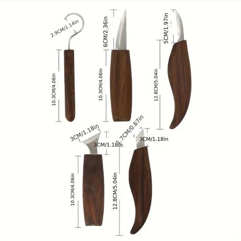 Sloyd Knife, Contour Pattern, Carving Knife Set, Tools Gift, Wood Spoon Carving, Wood Carving Tools Knives, Wooden Carving, Hand Tool Set, Wood Knife