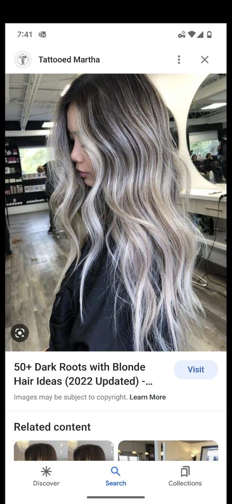 Ashy White Balayage, Bright Ash Blonde Balayage, Bronde Balayage Icy, Platinum Silver Balayage On Dark Hair, Balayage Hair Blonde Cool Tone, Dark Brown Hair With Icy Blonde Balayage, Ice Blonde Balayage Brunette, Icy Blonde On Dark Hair, Platinum Balayage On Dark Hair