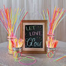 Diy Wedding Dance Floor, Glow Accessories, Picture Wedding Centerpieces, Glow Wedding, Diy Reception Decorations, Wedding Reception Dance Floor, Glow Stick Wedding, Fun Wedding Ideas, Reception Dance