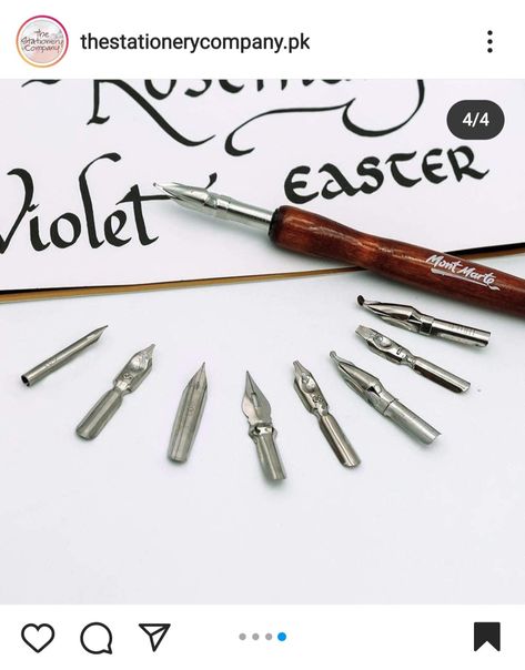 With 8 extra pins Calligraphy Dip Pen, Calligraphy Pen Set, Different Drawing Styles, Calligraphy Pen, Calligraphy Practice, How To Write Calligraphy, Wooden Pen, Calligraphy Alphabet, Calligraphy Styles