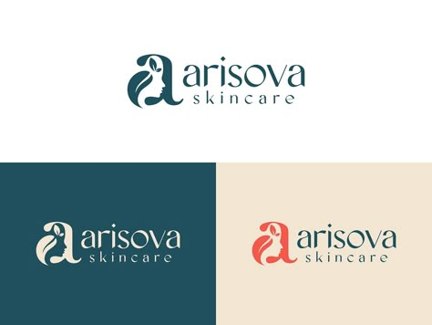 Skincare Logo Design - Beauty logo, Cosmetics brand logo by Sajal | Logo Designer on Dribbble Logo For Beauty Product, Logo Beauty Clinic, Aesthetic Clinic Logo, Cosmetics Brand Logo, Cosmetics Logo Design Ideas, Beauty Clinic Logo, Logo Design Skincare, Logo Intelligent, Skincare Logo Design