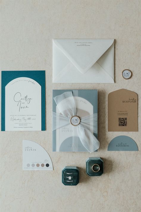 The third time was the charm for this rescheduled wedding featuring the largest, most ethereal blue ombre floral installation we've ever seen. #weddinginvites #weddingtheme #weddingcolors #blueweddings Wedding Invitation Suite Assembly, Backyard Ceremony, Vellum Jacket, Wedding Invite Suite, Venue Sketch, Card Shapes, Ethereal Blue, Destination Wedding In Mexico, Military Deployment