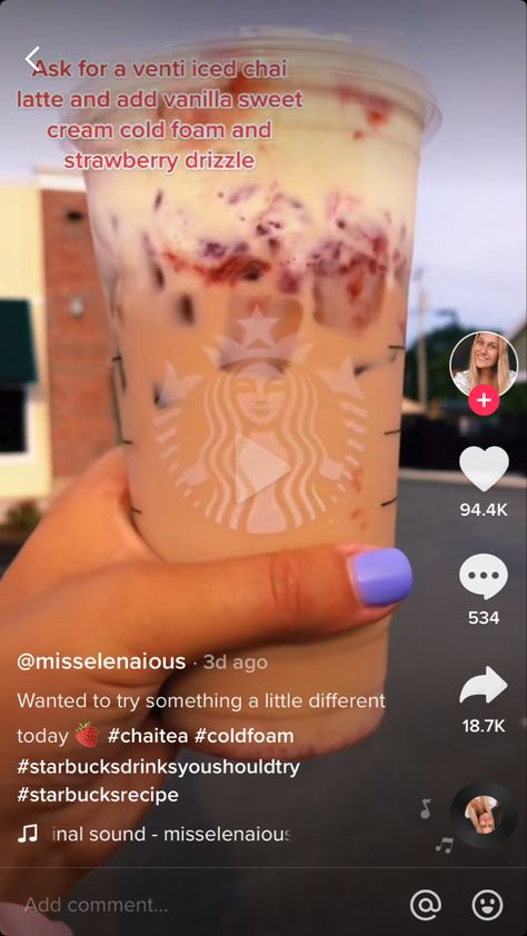 Fruity Starbucks Drinks Orders Blended, Strawberry Blended Starbucks, Strawberry And Cream Starbucks Drink, Strawberry Cream Frappe Starbucks, Starbucks’s Frappe, Starbies Drinks, Coffee Orders, Starbucks Drink Menu, Starbucks Order