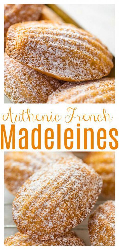 #GoodAndHealthyFood Madelaine Recipes, Madeleine Recipes, Madeleine Cookies Recipe, Madeline Cookies Recipe, Madelines Recipe, Nature Recipes, French Madeleines, French Cuisine Recipes, Madeline Cookies