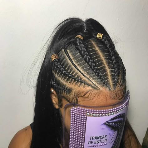 Competition Hair, Rave Hair, Sleek Ponytail Hairstyles, Black Ponytail Hairstyles, African Hair Braiding Styles, Cute Braided Hairstyles, Braided Cornrow Hairstyles, Curly Hair Styles Easy, Cool Braid Hairstyles