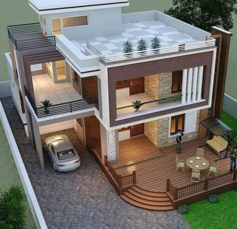 House Structure Design, House Structure, House Outer Design, Small House Front Design, House Balcony Design, Small House Design Exterior, Building House Plans Designs, House Design Exterior, Architectural Design House Plans