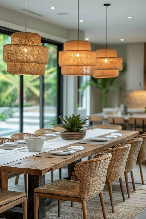 Top 18 Tips for an Organic Modern Dining Room | Green Snooze Bali Style Dining Room, Boho Beach Dining Room, Earthy Dining Room Ideas, Bali Dining Room, Dining Room Design Coastal, Earthy Dining Room, Dining Room Neutral, Organic Modern Dining, Dining Room Green