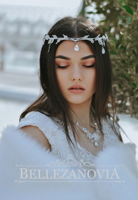 Wedding Headband, Wedding Bridal Headpiece, Wedding Forehead Headpiece, Bride Headband Jewelry Forehead, Wedding Hair Vine, Headpiece Bride - Etsy Bosnia and Herzegovina Wedding Circlet, Tiara For Bride, Bridal Circlet, Boho Tiara, Boho Headpiece, Silver Tiara, Bride Headband, Bride Headpiece, Bridal Dresses Lace