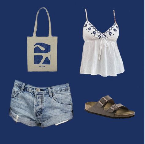 Belly Conklin Outfits Ideas, Belly Conklin Outfits Aesthetic, Belly Conklin Inspired Outfits, Belly Conklin Outfits, Tsitp Outfits, Belly Conklin, Shoes Birkenstock, Wattpad Characters, Outfit Shorts