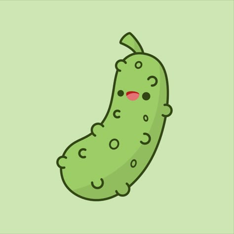 Cute Pickle Drawing, Pickle Sketch, Pickle Drawings, Pickle Drawing, Pickle Wallpaper, Summer Backrounds, Pickle Quotes, Disney Channel Quizzes, Pickle Tattoo