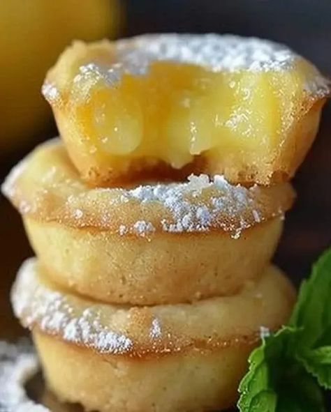 Lemon Bar Cookie Cups Recipe - Sweet & Tangy Delight - optimal recipes Lemon Bar Cookie Cups, Optimal Recipes, Lemon Bar Cookies, Finger Desserts, Cookie Cups Recipe, Dessert Parfait, Lemon Bar, Dessert Party, Cookie Cups